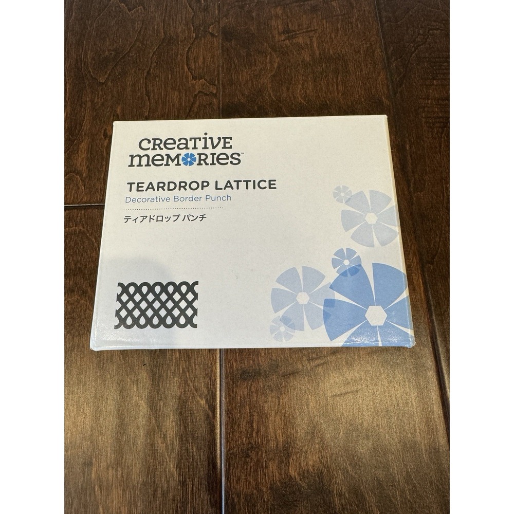 Creative‎ Memories TEARDROP LATTICE Decorative Border Punch 2017 BRAND NEW
